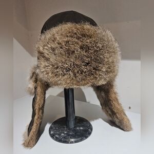 Weatherproof Garment Company Rabbit Fur Hat Size L